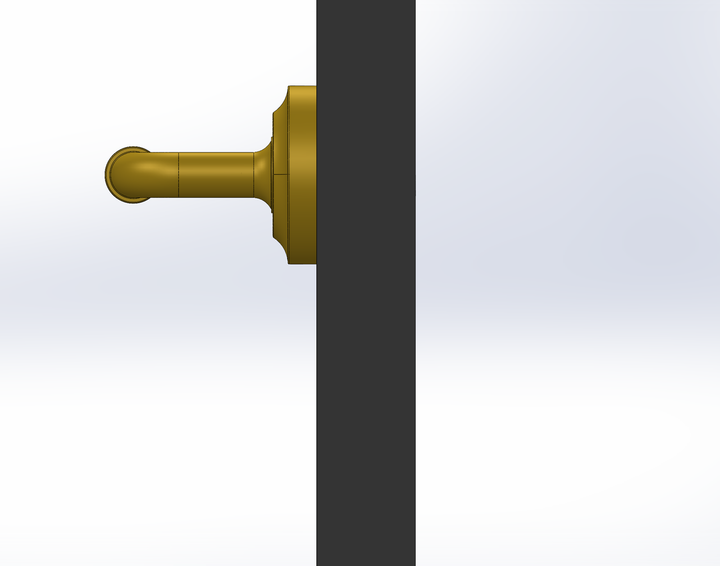 Bamboo Door Lever Set