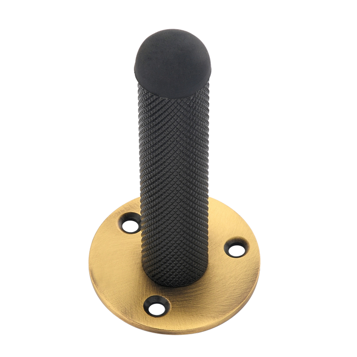 Knurled Door Stop (Wall Mounted)