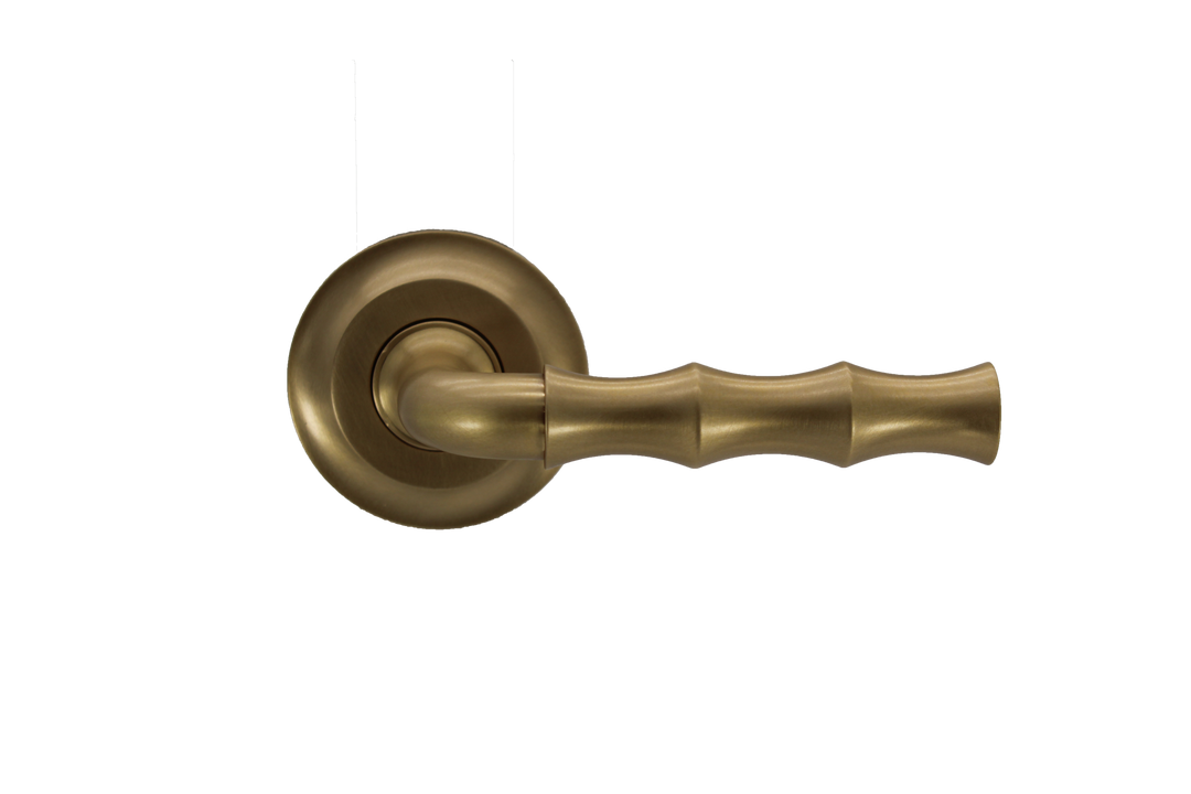 Bamboo Door Lever Set