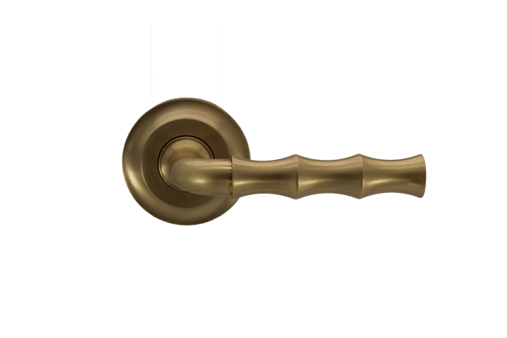 Bamboo Door Lever Set
