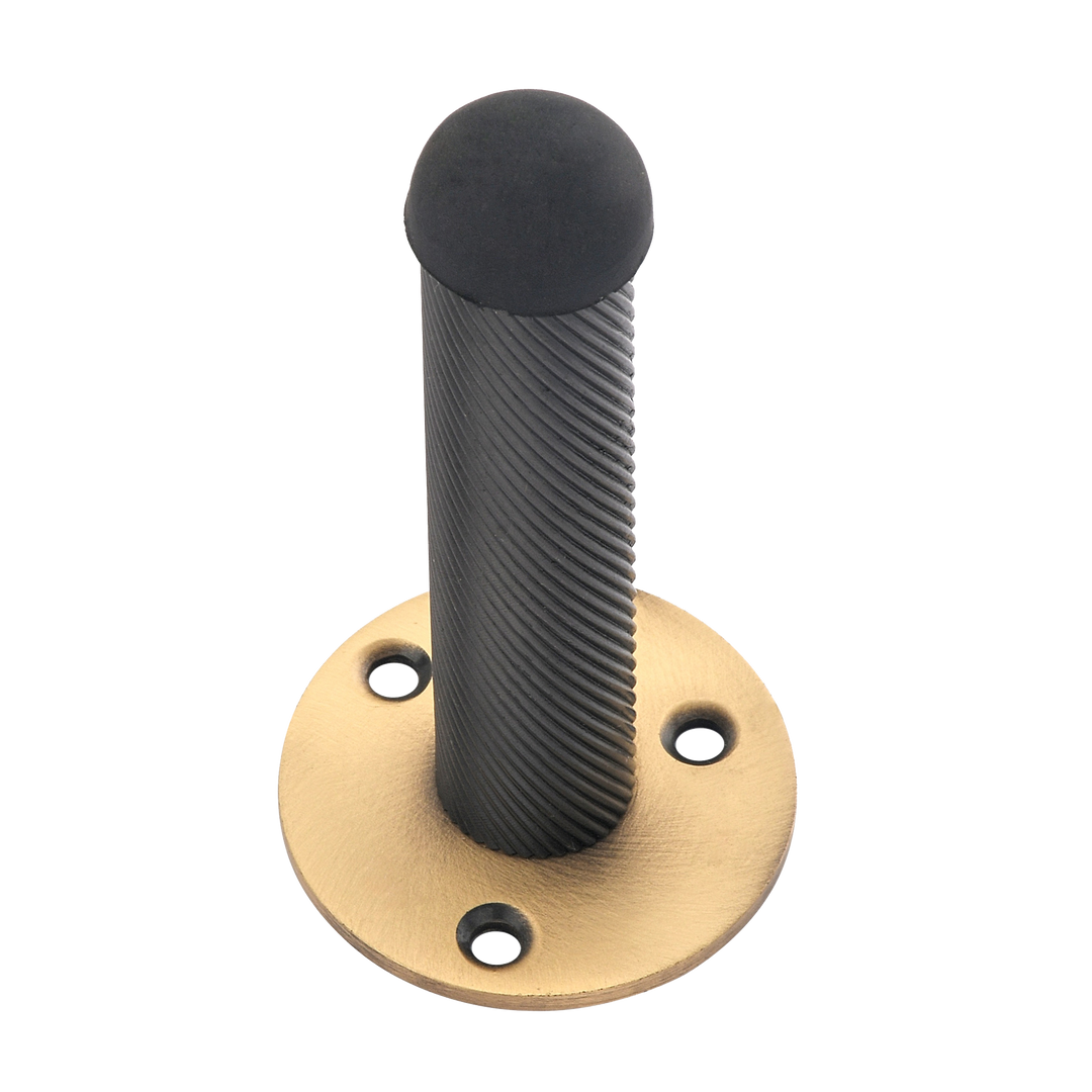 Knurled Door Stop (Wall Mounted)