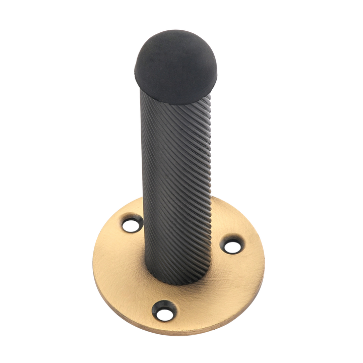 Knurled Door Stop (Wall Mounted)