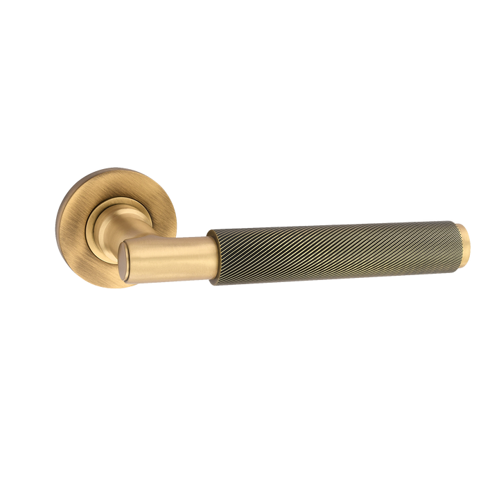Swirl Knurled Door Lever Set